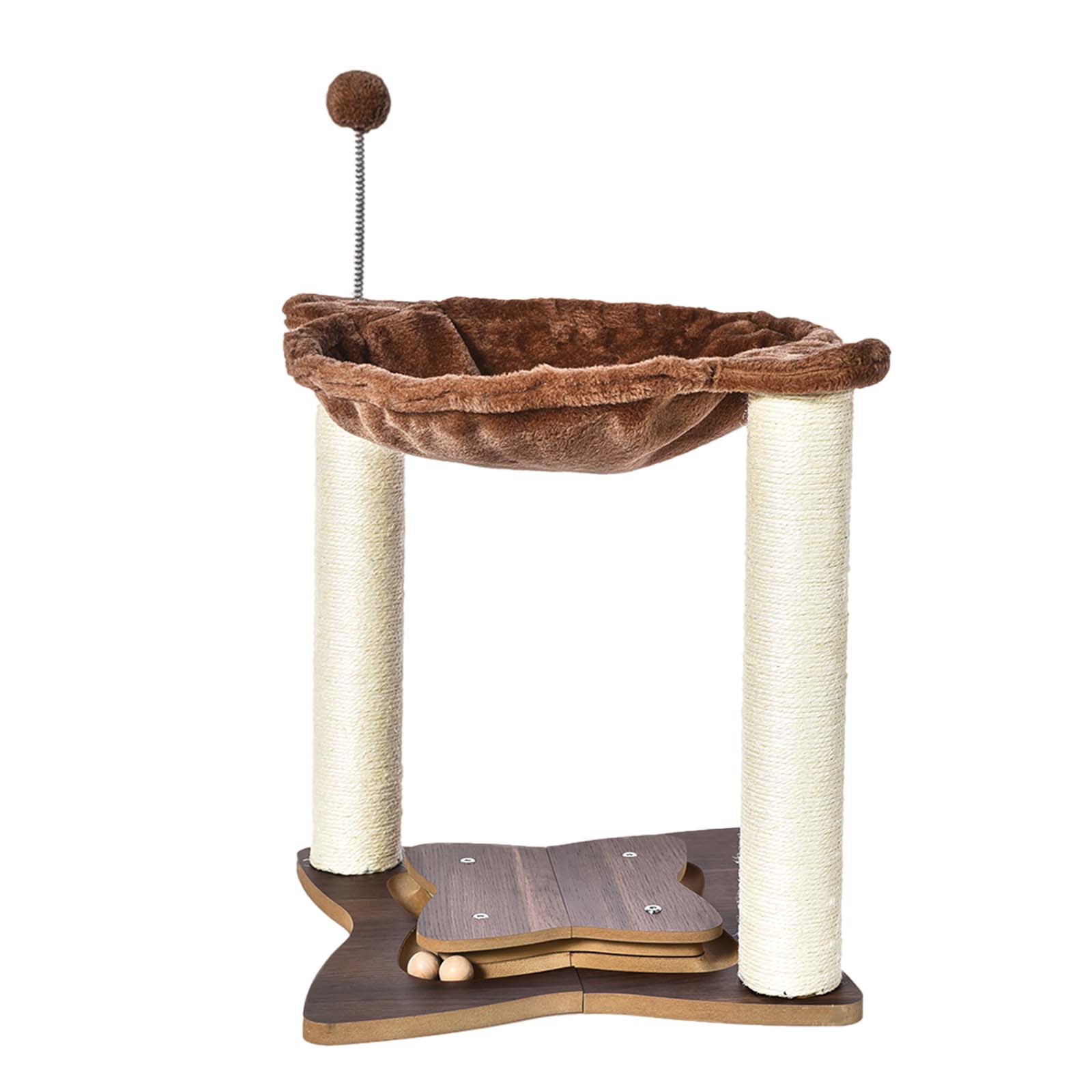 3 in 1 Cat Scratching Post with Hammock (Stone Blue)