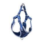 Reflective Space Galaxy Dog Harness – Small, Blue Galaxy
