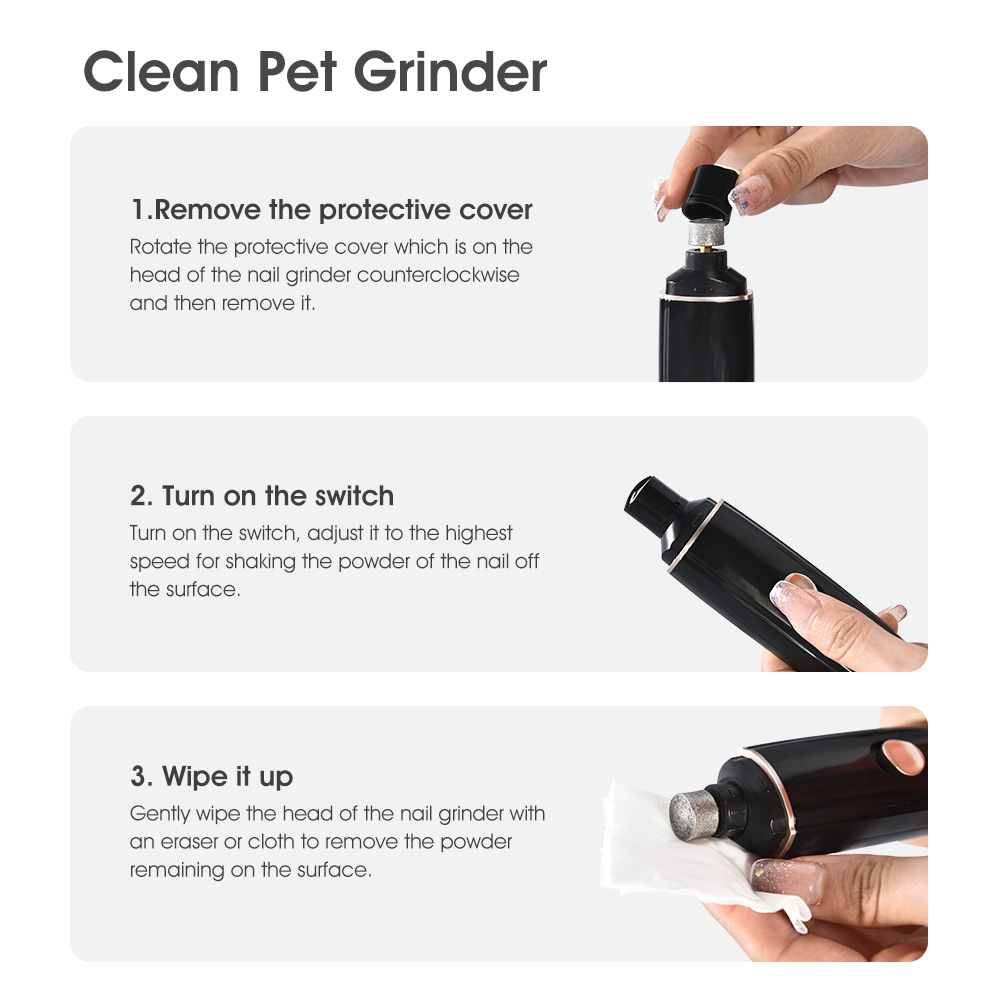 Pet Nail Scissor And Polisher Set
