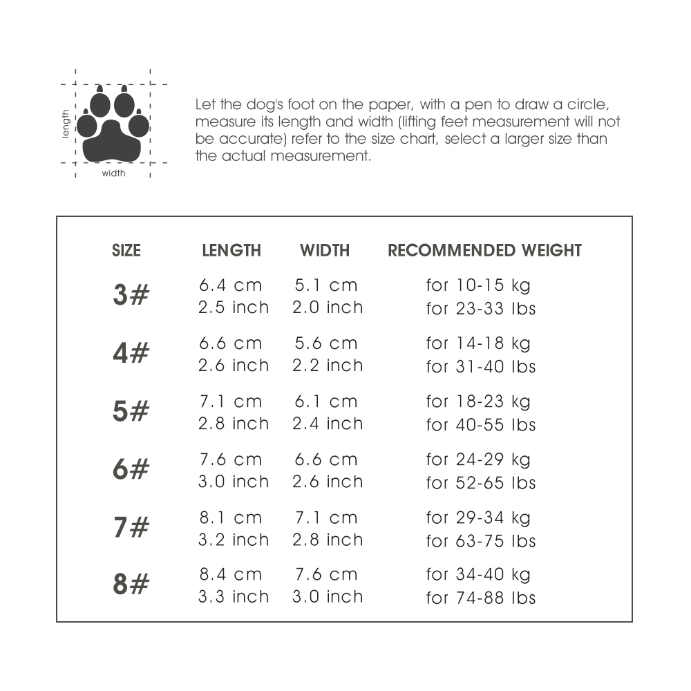Dog Shoes Set, 4 pcs