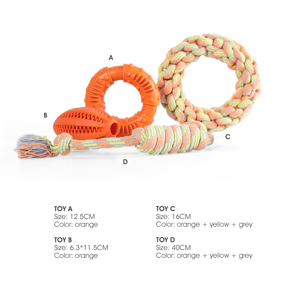 Dog Toy Set, 4pcs
