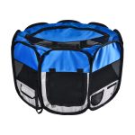 8-Panel Foldable Pet Playpen – Small (35 × 35 × 20 in)